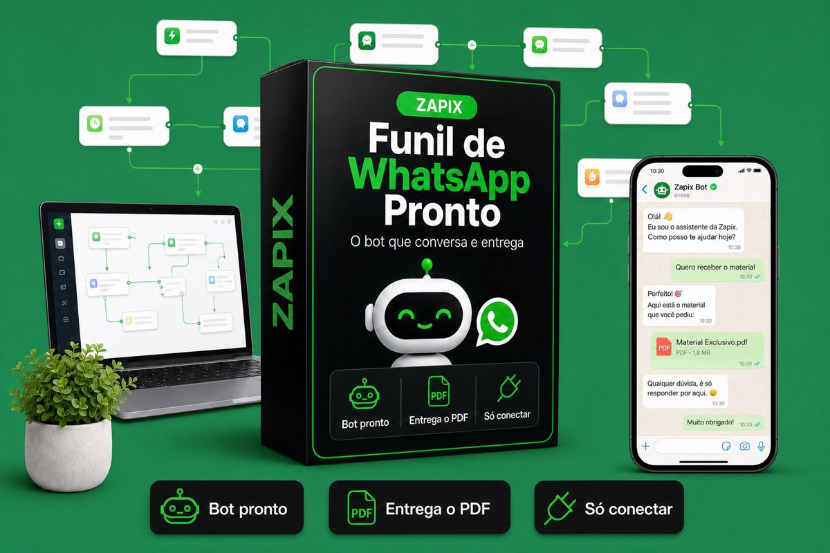 Funil de WhatsApp pronto com bot